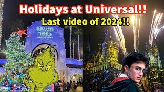 Holidays at Universal Studios Hollywood Vlog and my last video of 2024!!