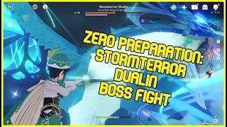 Genshin Impact - Stormterror Dvalin Boss Full Fight