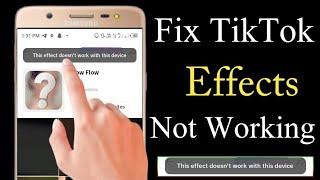 How to fix tiktok rotoscope this effects doesn’t work this device 2023.rostoscope effect not work