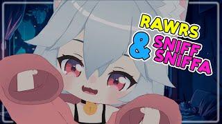 WOLF GIRL SNIFFS AND RAWRS IN YOUR EAR || ASMR FOR PEOPLE WHO ARE SAD