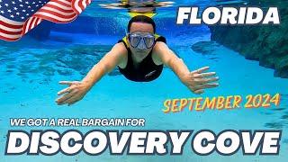 £107 for a day at Discovery Cove Orlando WALT DISNEY WORLD VLOGS SEPT 2024 Florida