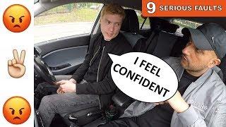 ANGRY Driver SWEARS at Learner Driver | 60 SECOND DRIVING TEST FAIL