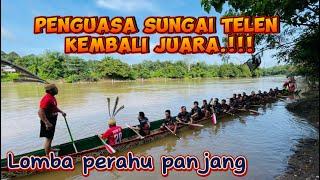 LOMBA PERAHU PANJANG DIDESA LONG NORAN || NATAL GABUNGAN 2023