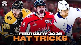 Every NHL HAT TRICK from February 2025 | 2024-25 NHL Highlights