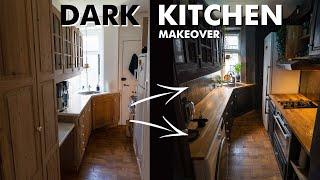 Dark Kitchen Makeover // DIY - Tiny Copenhagen apartment