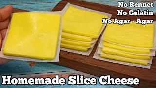 How to Make SLICE CHEESE at Home/ American Cheese