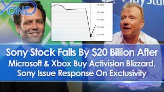 Sony Stock Plummets By $20 Billion After Microsoft & Xbox Buy Activision Blizzard, Sony Responds