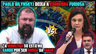 Paulo Bilynskyj deixa a ministra Nisia Trindade em saia justa "só está no cargo por causa da Janja"