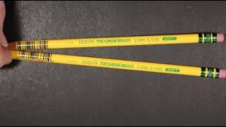 Dixon Ticonderoga #2/HB USA Made Round Pencil Review