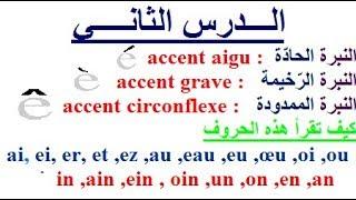 تعلم اللغة الفرنسية بسهولة وسرعة الدرس الثاني - 2 -  تعلم اللغة الفرنسية