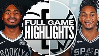 Game Recap: Spurs 127, Nets 113