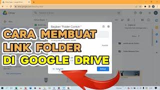 Cara Membuat Link Folder Google Drive Menggunakan Laptop / Komputer