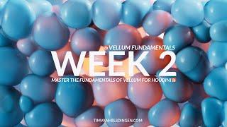 Houdini Vellum Fundamentals - Week 02 - Manipulating constraints and Emitting vellum objects