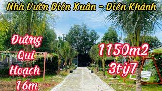 BÁN NHÀ VƯỜN SIÊU ĐẸP 1150m2 TẠI XÃ DIÊN XUÂN- DIÊN KHÁNH