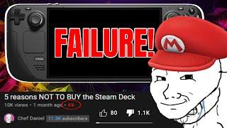 "DO NOT BUY the Valve Steam Deck! Steam Deck Will FAIL Because it isn't the Nintendo Switch"...