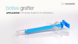 botiss grafter - APPLICATOR FOR BONE SUBSTITUTE MATERIALS