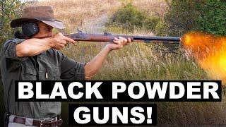 Shooting a Black Powder Muzzleloader!