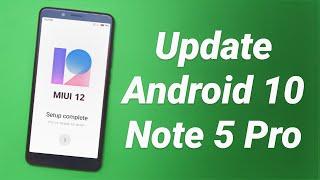 Install Android 10 MIUI 12 on Redmi Note 5 Pro | No Lag & Banking Apps Working
