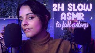 ASMR 2H SLOW Ear to Ear Whispering for SLEEP  You can close your eyes!