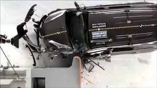 2014 Toyota Highlander / Kluger small overlap IIHS crash test