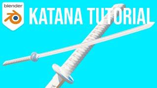 Blender Katana Modeling [Beginner Tutorial]