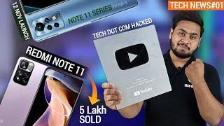 Tech Dot Com Hacked . My First Video On New TechDotCom | Redmi Note 11 , Realme Gt Master edition,