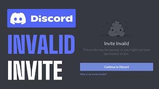 How To Fix Invalid Invite on Discord - PC (2024)