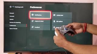 How to Turn off Notifications on XBOX One X or S Console while Gameplay?