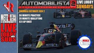 Automobilista 2 v1.5 'Formula 1 LIVE LOBBY SUNDAYS' with the METZ Virtual Racing Community! LIVE!