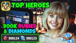 Top Heroes Hack - How I Got 900K FREE Diamonds & Rubies in Top Heroes (iOS & Android)