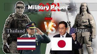 Thailand vs Japan | Japan vs Thailand Military Power Comparison 2021-2022 [ Army-Airforce-Navy ]