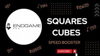 SQUARES, SQUARE ROOTS and CUBE ROOTS within seconds -- Speed Booster Session 