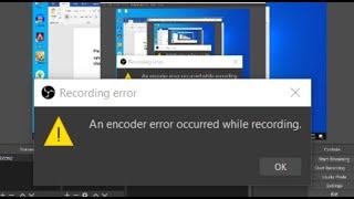 Fix OBS Studio An Encoder Error Occurred While Recording on Dual Graphics Card PC