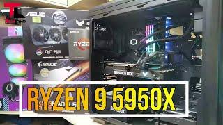 Ryzen 9 5950X PC Build Gigabyte X570S AORUS ELITE AX ASUS TUF Gaming RTX3090 OC | Tech Land
