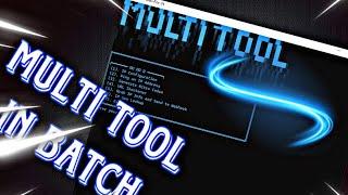 How to make a multi tool in batch full source code