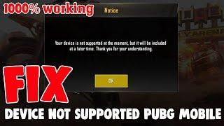 How to Fix Device Not Supported Pubg Mobile 1000% working // Tech Hunter