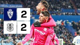 CD Tenerife | Resumen del Real Zaragoza - CD Tenerife (J. 23, LALIGA HYPERMOTION 24/25)