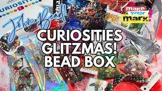 GLITZMAS! The December CURIOSITIES subscription BEAD BOX from John Bead