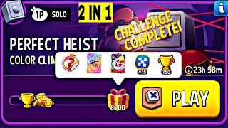 color climb solo challenge | perfect heist solo | match masters | 2 IN 1