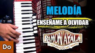 Enséñame a olvidar- Ramon Ayala - TUTORIAL - Acordeon de teclas