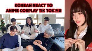 KOREAN REACT TO Anime Cosplay TikTok Compilation