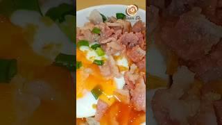 Bacon and Egg w/ Garlic Rice Filipino Style   #youtubeshorts #shorts #food #asmr #affordable