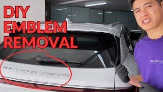 How to SAFELY Debadge and Remove Car Emblems WITHOUT Damage in 2023 || BYD ATTO 3 || TUTORIAL