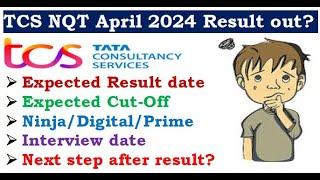 TCS NQT April 2024 result | How to check TCS NQT scorecard? |  Expected Cut-off | Interview date?