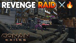 Revenge Raid: Pink Panthers vs. Nato Clan - Fastest Pillar Base Takedown! | Conan Exiles PVP 2024