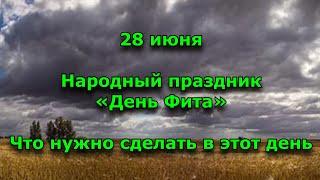 Народный праздник «День Фита». 28 июня. Что нельзя делать.