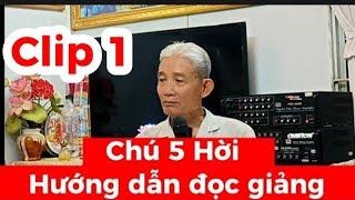 chú 5 Hời hướng dẫn đọc sấm giảng lần 1: 5 quyển