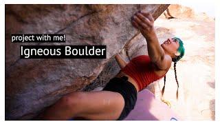 A boulder in Joshua Tree 