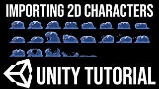 How to Import a 2D Character Sprite Sheet and Use in a GameObject in Unity (2021)