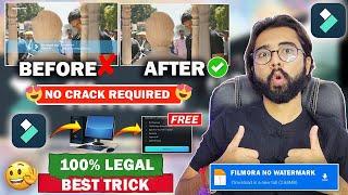 Finally Remove Wondershare Filmora Watermark For Free 2024 |No Crack Required|Best Method| Lifetime